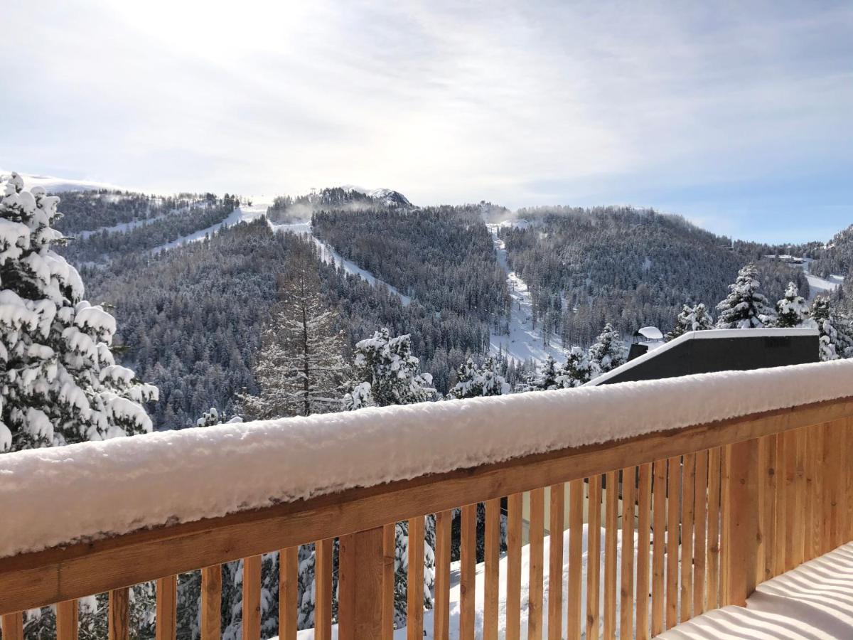 Auszeit Ferienhaus für 6 Personen ,mit großer Terrasse und Panoramablick, Turracher Höhe -A1 Haus 436 a links- Exterior foto
